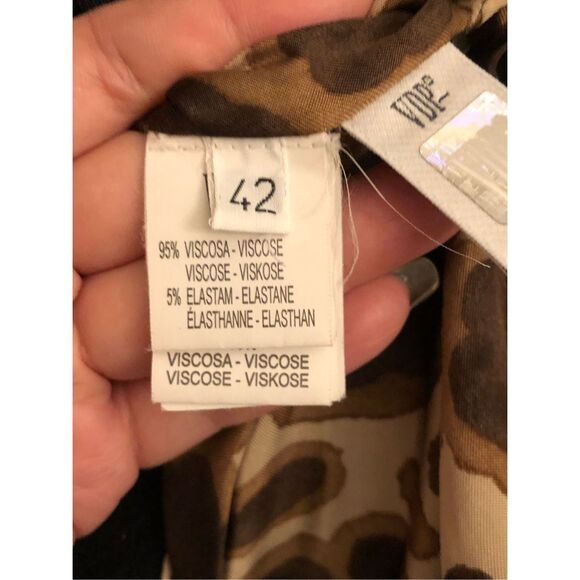 VDP Collection Mixed media tweed dress with gold accents size 42 Y2K Classic For - Picture 7 of 11